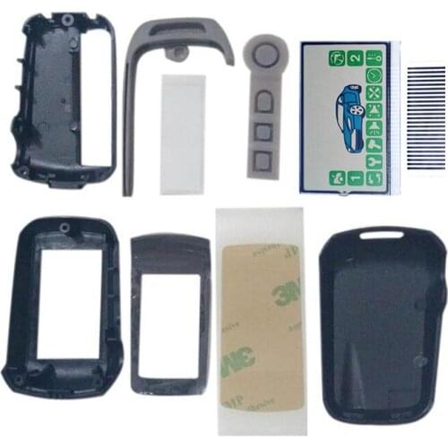 10PCS/lot A92 Keychain body Cover + LCD Display Flexible Cable Zebra Stripes For StarLine A94 A92 Car Alarm Key Case Keychain