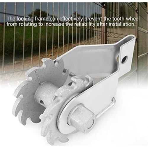 10Pcs Fence Tensioner Heavy Duty In-Line Wire Strainer Wire Ratchet Tensioner For Electric Fence Farm Fence