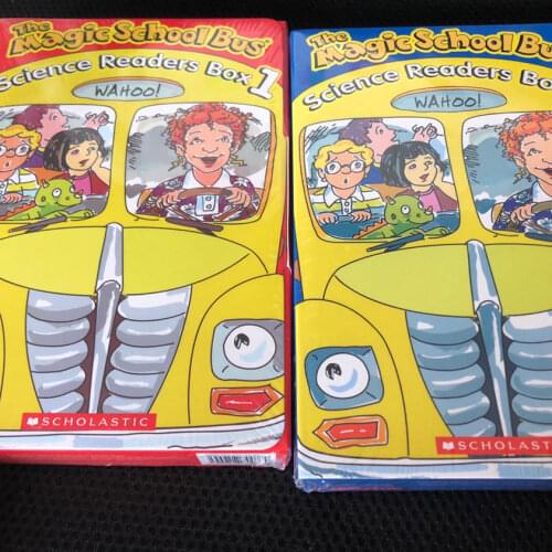 20 Books/set The Magic School Bus Science Readers box English picture Coloring Reading Story Book kids Children Educational Toy