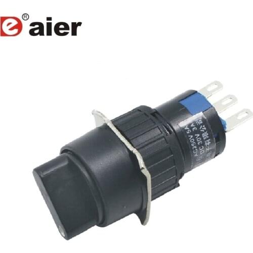 30PCS A16-11ZX2 16mm ON-ON 2 position key lock pushbutton switch