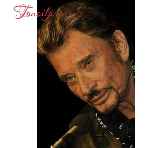 Diy Johnny Hallyday 5d Diamond Painting Cross Stitch Diamond Embroidery swan picture 5d round diamond mosaic pink rose pattern
