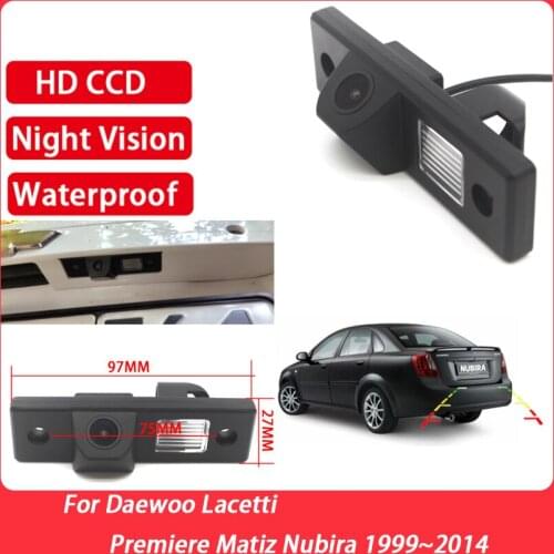 Car Rear View Camera Full HD Night Vision Reversing Parking Camera Waterproof For Daewoo Lacetti Premiere Matiz Nubira 1999~2014