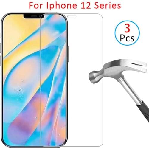 Case For Iphone 12 Mini Pro Max Cover Screen Protector Tempered Glass On i Phone 12mini 12pro Mas Iphone12 Protective Coque Bag
