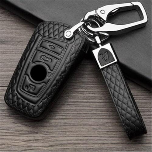 Genuine Leather Key Case For BMW Key Case F20 F30 F11 F07 F80 M3 F21 F10 X5 X6 3 5 Series For Bmw F30 Key Cover