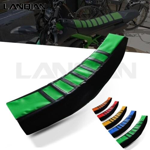 Dirt Bike Gripper Soft Off-road Motorcycle Seat Cushions Seat Cover For Kawasaki KDX 125SR KDX 250SR KX 450F KX 100 1990-2018