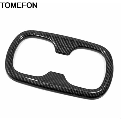 TOMEFON For Toyota Corolla 2019 2020 Car Rear Seat Water Cup Holder Water Bottle Placement Frame Cover Trim Interior Accessories