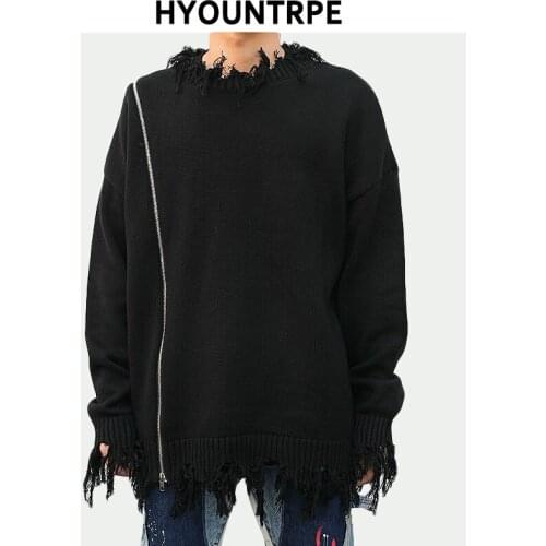 Мужские пуловеры на молнии HYOUNTRPE China At AliExpress