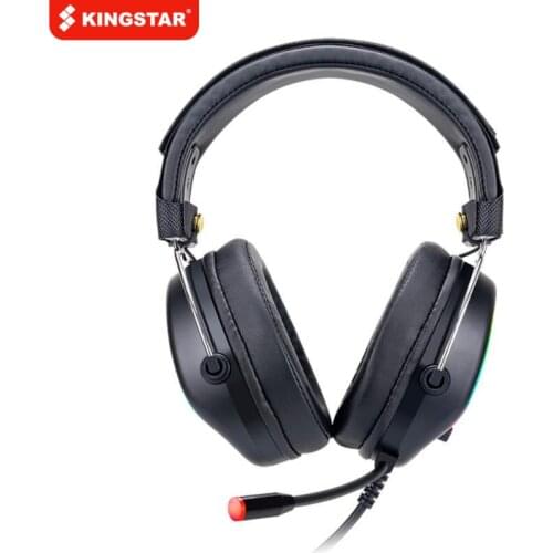 KINGSTAR Gaming Headsets Surround Sound 3D Stereo RGB Color Light Wired Headphones For PS4 PUBG COD17 USB For Laptop Tablet