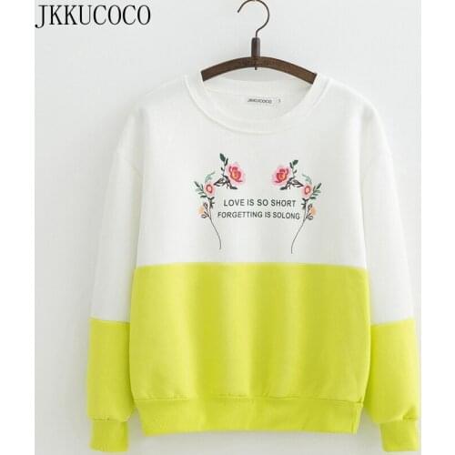 Свитшоты женские JKKUCOCO China At AliExpress