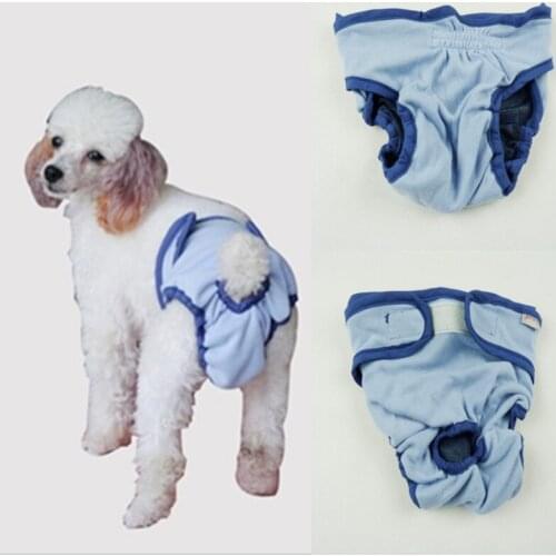 Washable Female Dog Underpants Diaper Reusable Physiological Pants Dog Diaper Small Medium Pet Dog Underpants Accessories