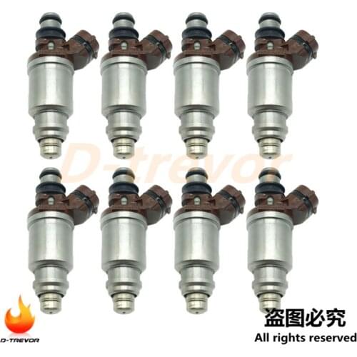 Set of 8 OEM 23250-46030 fuel injectors nozzle for 1992-1995 Lexus SC300 GS300 Toyota Supra 3.0L I6 842-12134