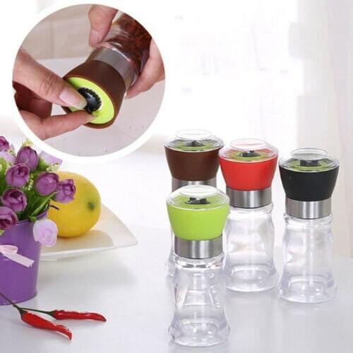 Brand New Kitchen Manual Pepper Grinder Mills Salt Spice Muller Tool Plastic Bottle Manual Pepper Grinder Mills Kitchen Tool