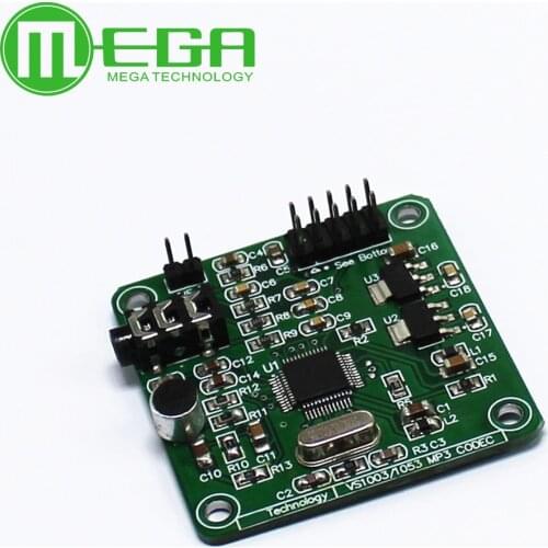 VS1053 MP3 Module Development Board w/ On-Board Recording Function SPI Interface OGG Encoding Recording Control Signal Filter