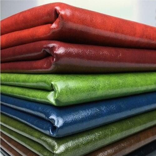 Self-adhesive Crazy Horse Oil Leather Sofa Upholstery Hard Pack Soft Leather Fabric Home Decoration Accessories Crafts