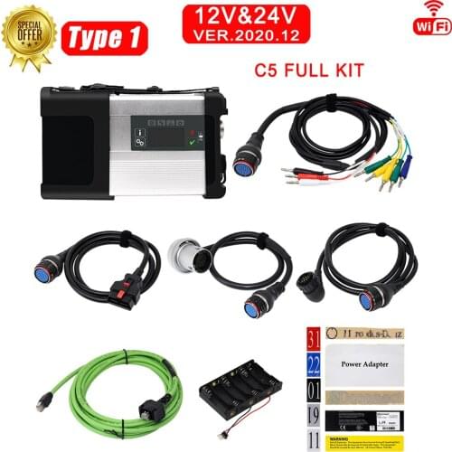 Sd connect Wifi Diagnosis SD C5 Wireless Function MB STAR C5 OBD2 SD Connect Compact 5 Function as C4 Support Wifi HDD software