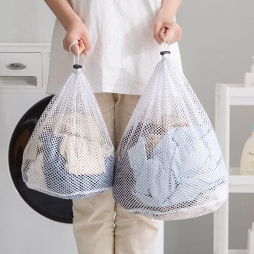 Washing Machine Mesh Net Bags Large Thickened Wash Bags Clothing Care Foldable Protection Net Underwear Organizer
