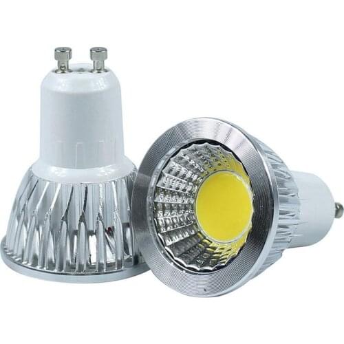 Super Bright GU 10 Bulbs Light Dimmable Led Warm/White 85-265V 6W 9W 12W GU10 COB LED lamp light GU 10 led Spotlight