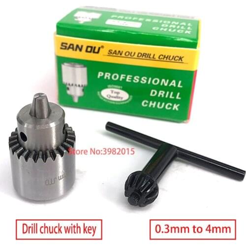 EDM Spanner Drill Chuck With Key SAN OU Type for EDM Drilling Electrode Machine Tools and Portable Tools