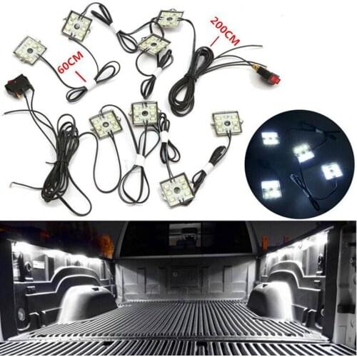 10x led flashlight White LED Universal Truck Bed/Rear Box Lighting Light Pickup 48LED for FORD RANGER All pickup truck type 12v