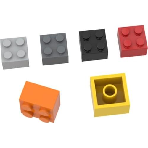 10pcs MOC 3003 6223 35275 2x2 Technical Changeover Catch For Building Blocks Parts DIY Educational Brick Toy Compatible 3003