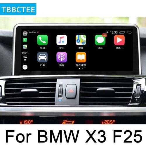 Car Radio DVD Player For BMW X3 F25 2014 2015 2016 2017 NBT Android Auto radio GPS Navigation Map HD Touch Screen WIFI