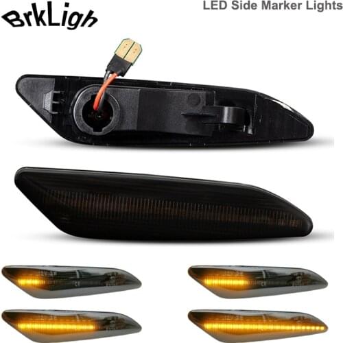 2Pcs LED Dynamic Side Marker Light Turn Signal Blinker Lamps For Alfa Romeo 156 147 / Fiat Tipo / Lancia Delta 3 Ypsilon