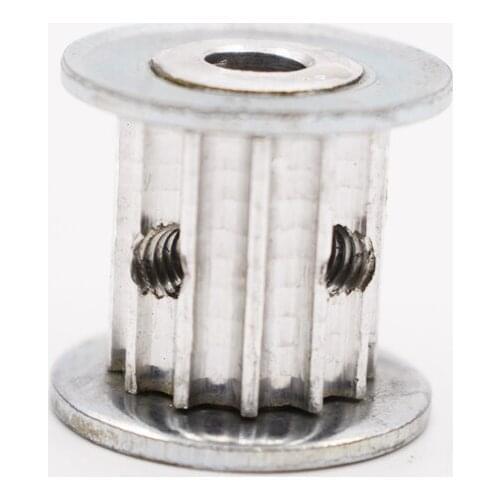 Aluminum Alloy AF Type 3M 17 Teeth 4/5/6/6.35/8mm Inner Bore Timing Pulley 11mm Width 3mm Pitch Synchronous Wheel