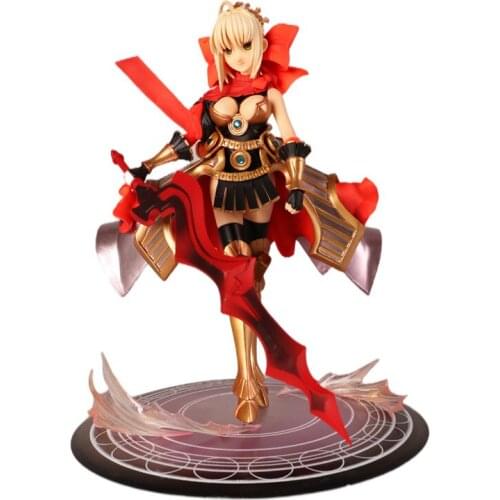 Anime Fate/EXTRA CCC Saber Nero Claudius Armor Ver. PVC Action Figure Collection Model Kids Toys Doll 24cm