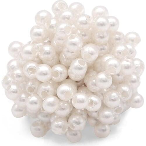 White beads 20mm Snap buttons fit snap jewelry DIY BLOOM CHUNKS DS802