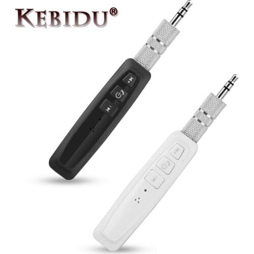 Kebidu Wireless Bluetooth Receiver Adapter Support TF 3.5mm Audio MP3 Player Bluetooth Transmitter Adapter For Speakers Car PC