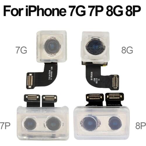 Original Camera For iphone 7 7Plus 8 8Plus Back Camera Rear Main Lens Flex Cable Camera For iphone X XR XS MAX 11 PRO Camera