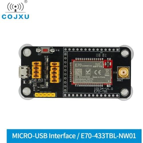 CH340G USB Test Board Test Kit E70-433TBL-NW01 Star Network For Serial Port Module 433MHz 14dBm E70-433NW14S
