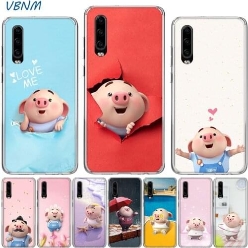 Pig Mans Case For Huawei P40 P30 P20 Mate 40 30 20 10 P10 Pro+ lite P Smart 2020 Z Plus + 2019 2018