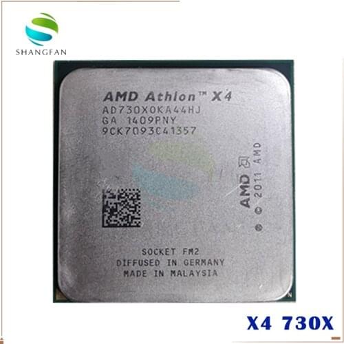AMD Athlon X4 730 X4 730X 2.8 GHz Quad-Core CPU Processor AD730XOKA44HJ Socket FM2