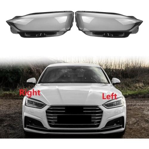 For- A5 2017-2020 Headlight Shell Lamp Shade Transparent Lens Cover Headlight Cover