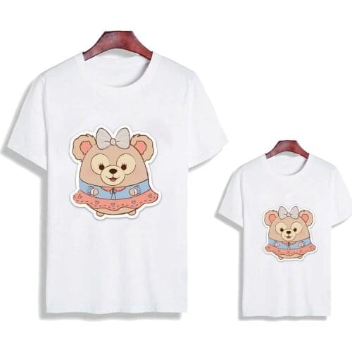 Funny Fat Disney Bear Print T Shirt Unisex Graphic T-shirt Harajuku Tops Tee Cute Short Sleeve Children Tshirt