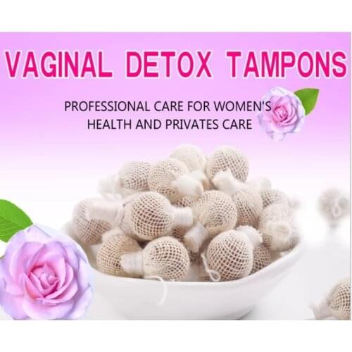 2/10/20 PCS Cotton Detox Tampons Medicinal Clean Yoni Pearls Traditional Chinese Medicine Vaginal Treatment For Women
