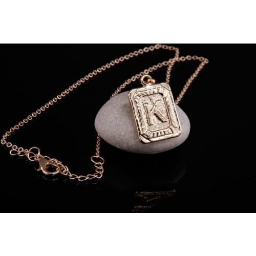 Letter Metal Necklace