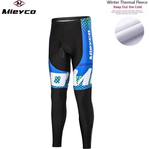 Mieyco Keep Warm Cycling Ropa Pantalon Trousers Winter Thermal Mountain Bike Pants Bicycle Tights Coolmax Gel Pad Cycling Pants