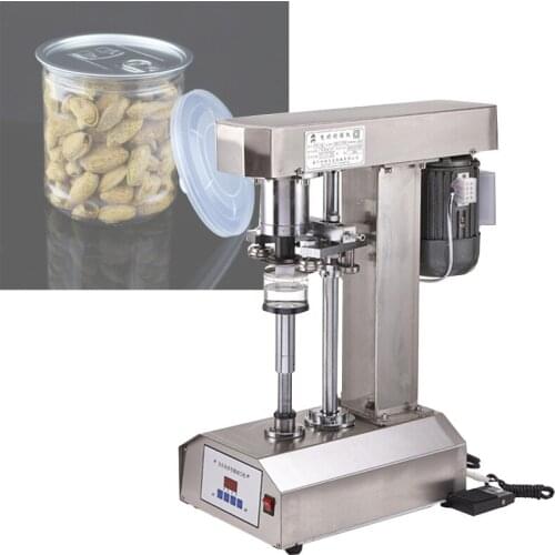 Stainless steel automatic Tinplate Can PET bottles Seamer Ring-pull Can Capping Machine commercial can sealing machine