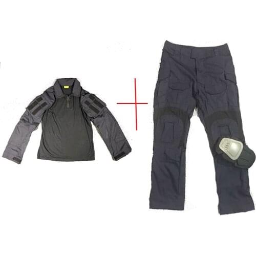 New G3 Uniform Combat Shirt Pants with Knee Pads Military Airsoft Uniform Tactical Paintball Hunting Clothes BDU Camouflage