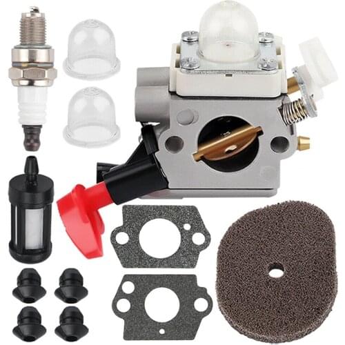 Carburetor Air Filter Cleaner Carburetor Set for Stihl FS40 FS50 KM56 KN56 FS56C FS70 FC70 FC70C ZAMA C1M-S267A Carburetor Kit