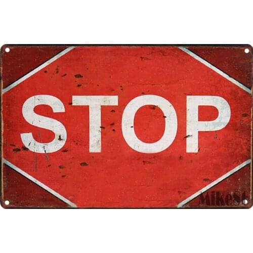 [ Mike86 ] OPEN Metal Tin Sign Home Bar Hotel Wall Painting Plaque Poster Party Bar Public Decor SL-8822