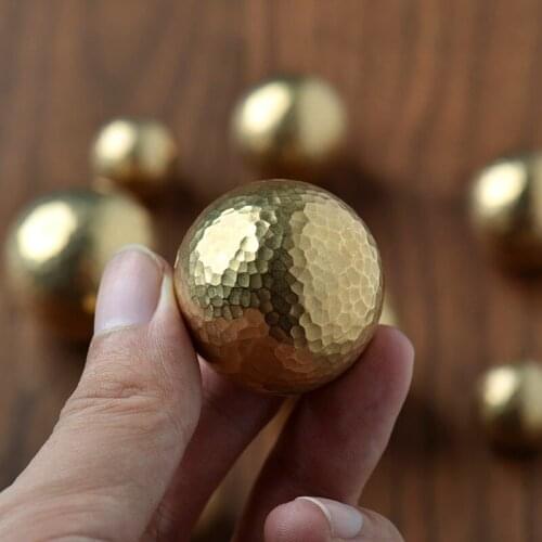 Solid Brass Round Cabinet Door Knobs and Handles Furnitures Cupboard Wardrobe Drawer Pull Handles
