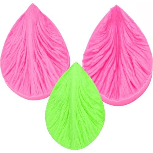 2ps/Set Leaves Flower shape silicone molds for 3D crafts cake decorating tools fondant chocolate Resin Clay Mold F1283