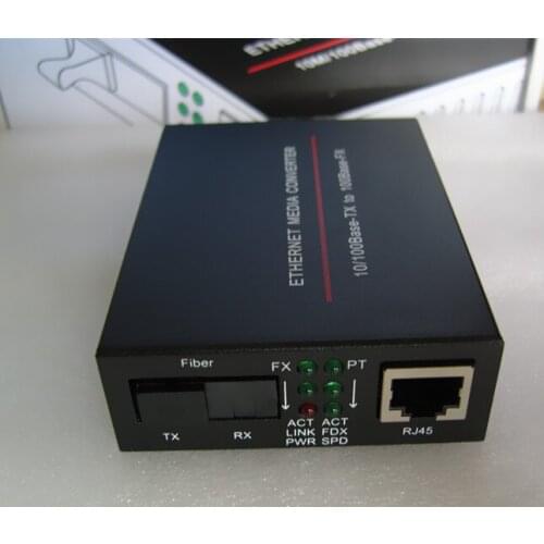 1 optical 1 electric 100M single-mode single fiber transceiver 1 optical 1 electric 12V optical fiber transceiver