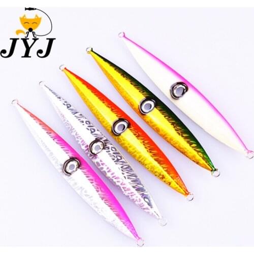1PC Metal jig 80g 120g 150g 200g 250g Lead Fish Speed Jig Jerkbait Saltwater Metal Jig Lure Fishing Lure Hard Lure