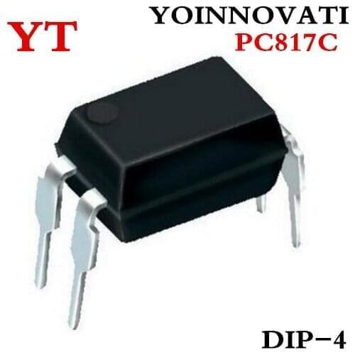 100pcs/lot PC817C PC817 EL817 DIP-4 transistor output optocoupler best quality