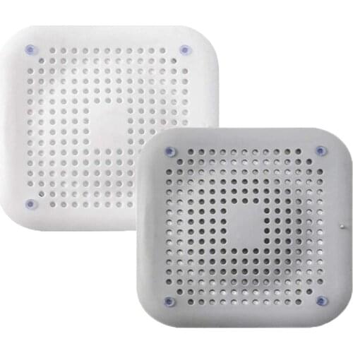 GTBL Drain Hair Catcher, 2 Pcs Silicone Drain Cover with Suction Cups, Hair Stopper for Kitchen Bathroom and Laundry Room