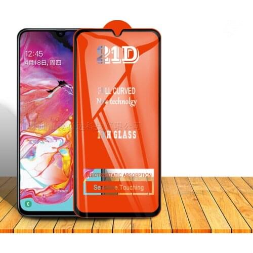 21D Full Curved cell phone Protective Glass Film On The For Samsung A60 A60S A70 A71 A80 A80S A90 A90S A90(5G)